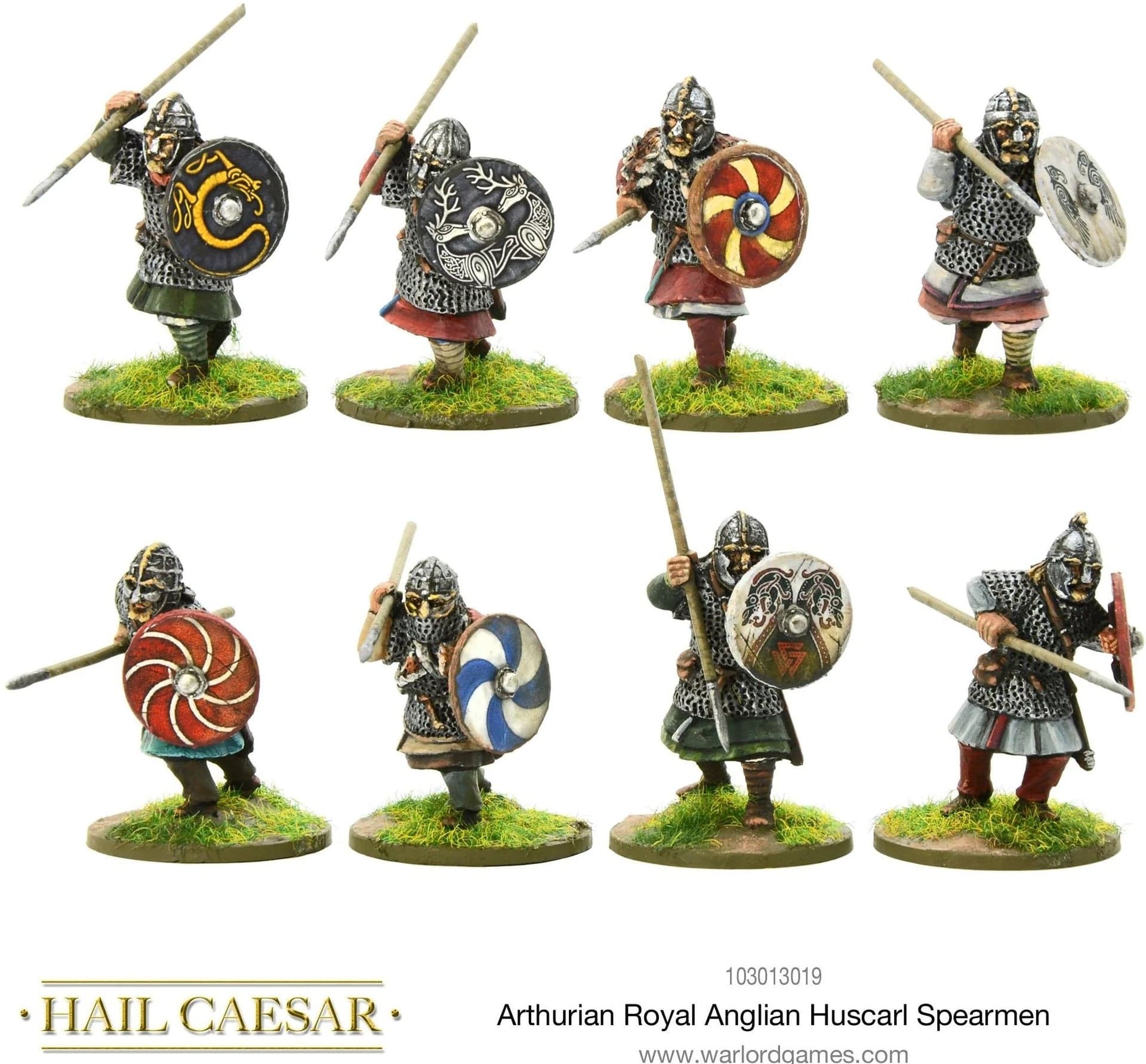 Arthurian Royal Anglian Huscarl spearmen - Image 1