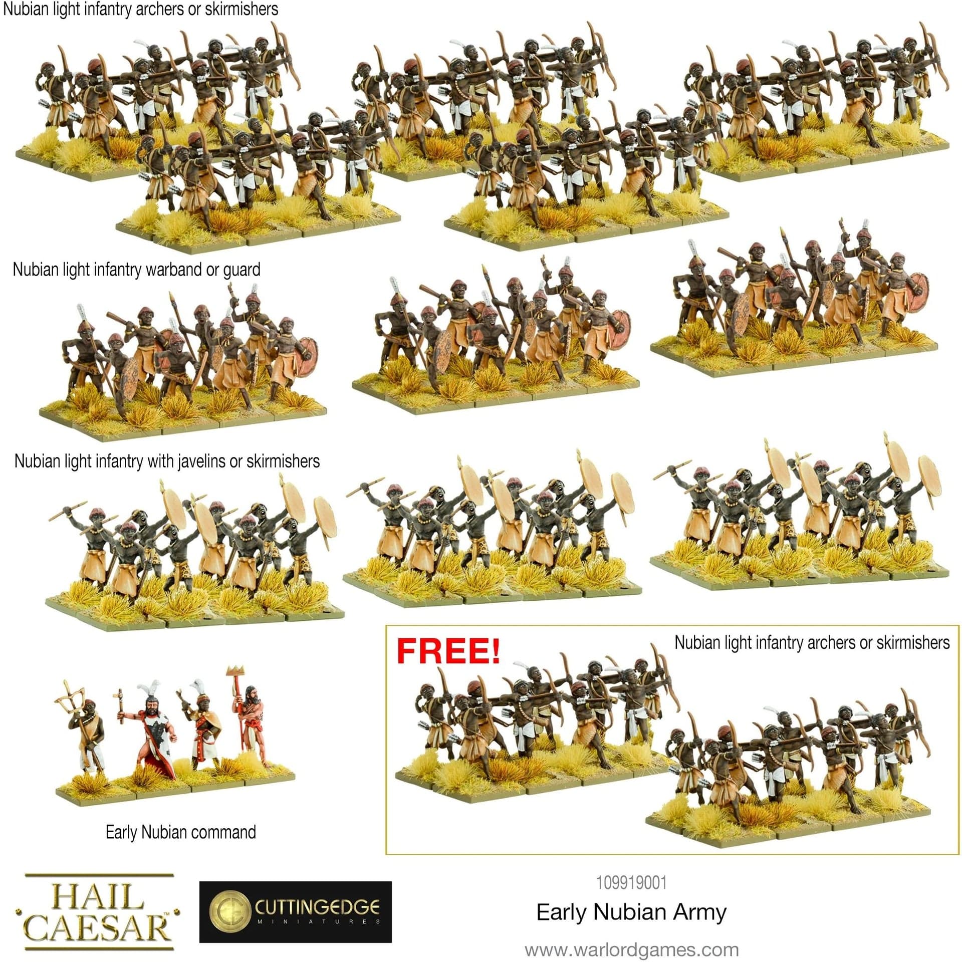 Early Nubians Army
