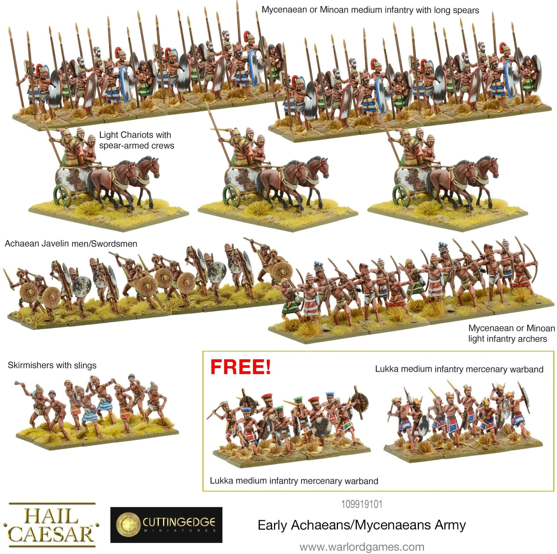 Early Achaeans or Mycenaeans Army