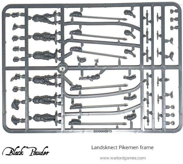 Landsknecht Pikemen Sprue - Image 1