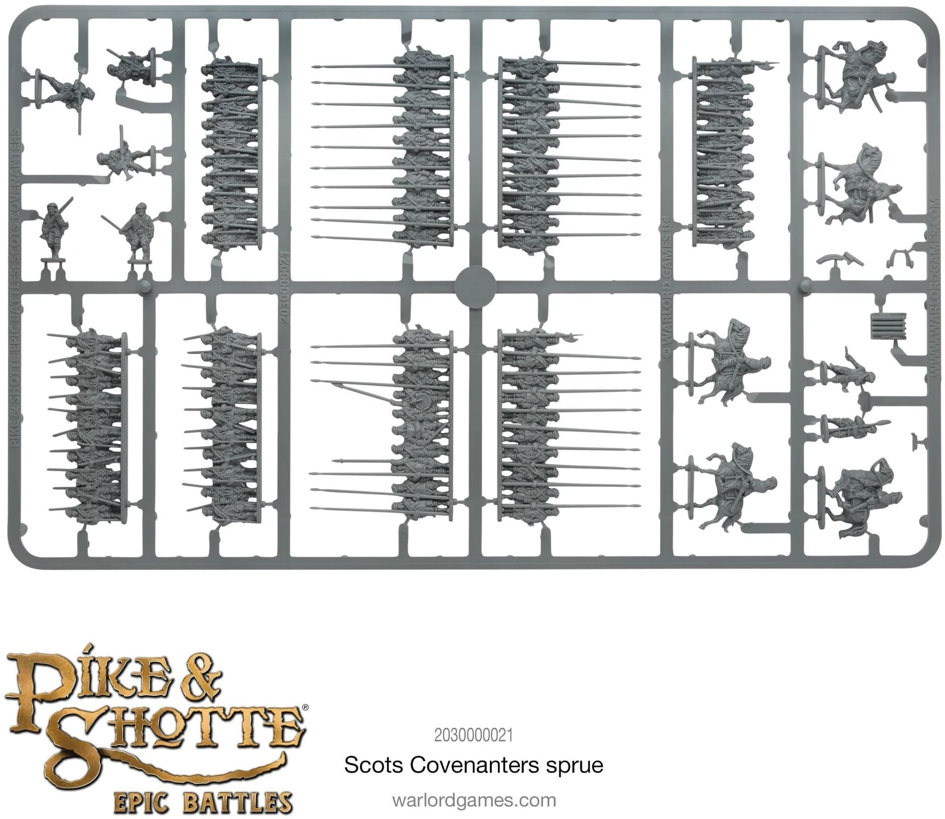 Pike & Shotte Epic Battles Scots Covenanters sprue - Image 1