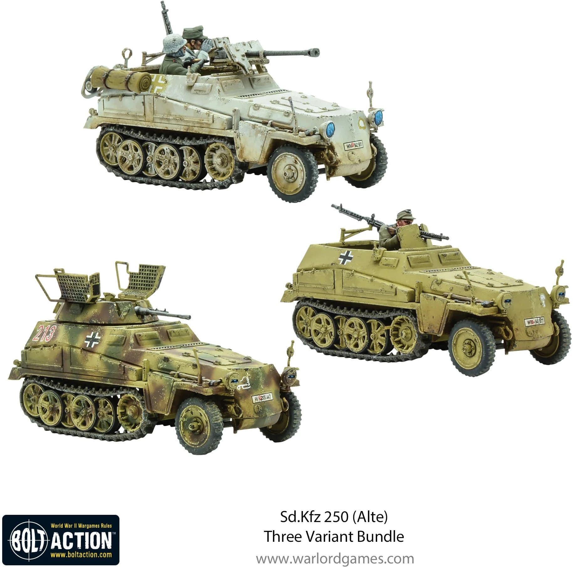 Sd.Kfz 250 (Alte) Three Variant Bundle - Image 1