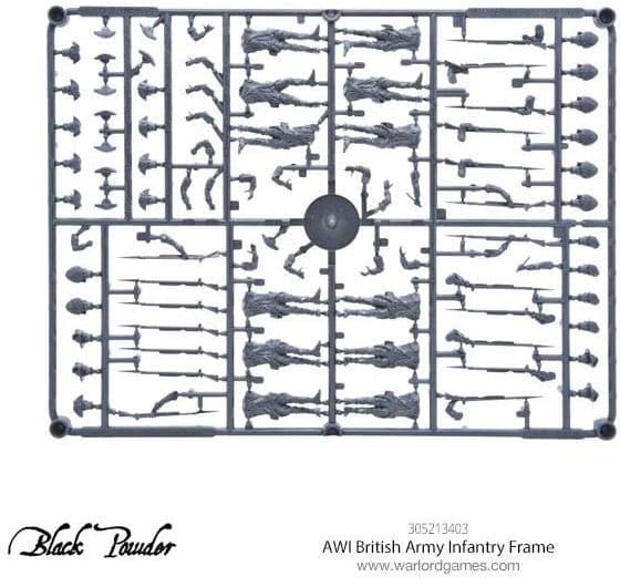 AWI British Army Infantry Sprue - Image 1