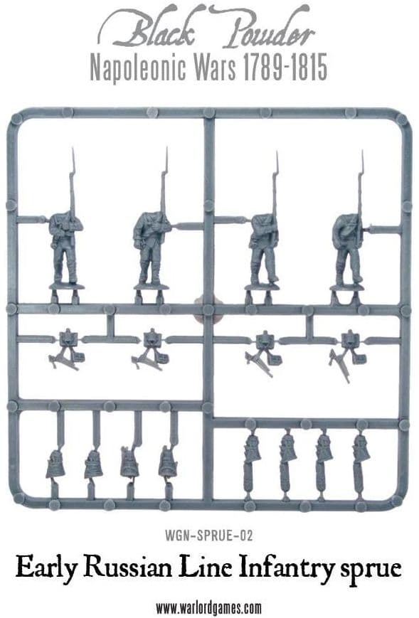 Early 1809 Russian Line Infantry Sprue