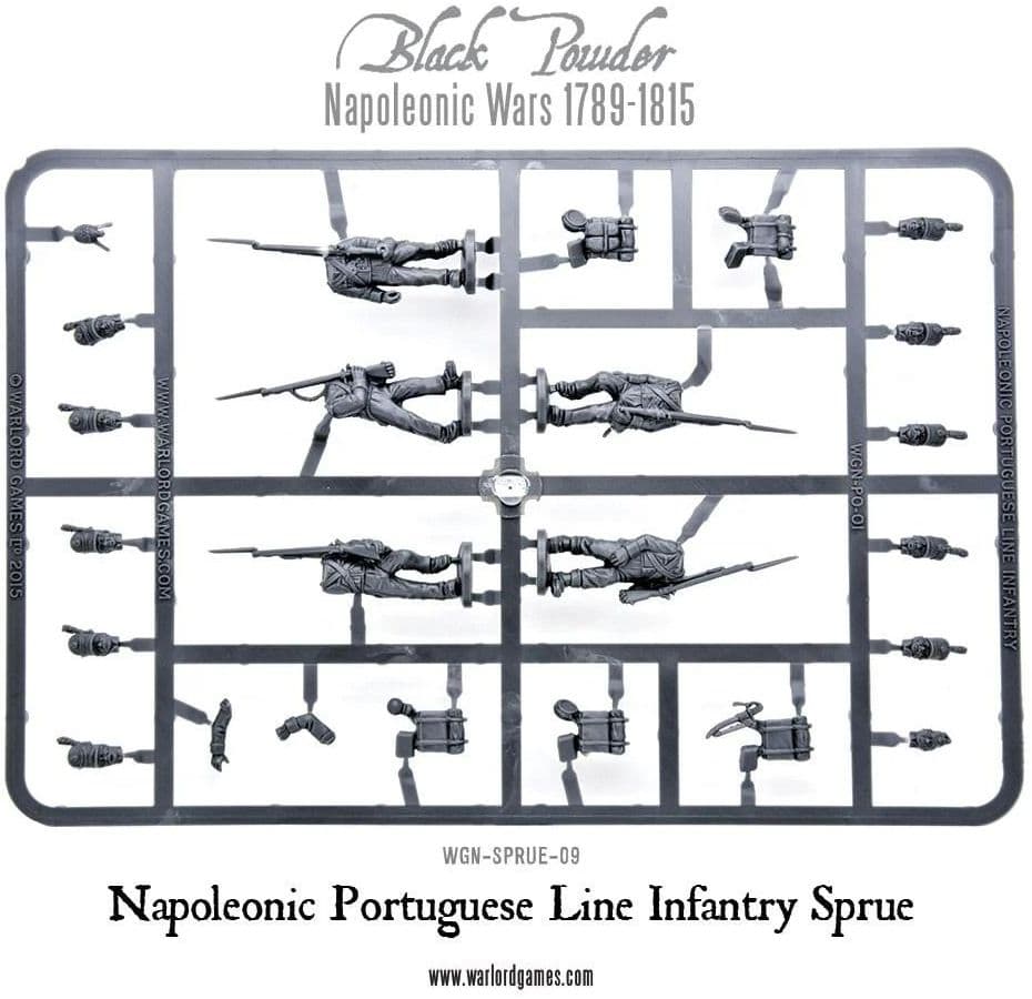 Portuguese Line Infantry sprue - Image 1
