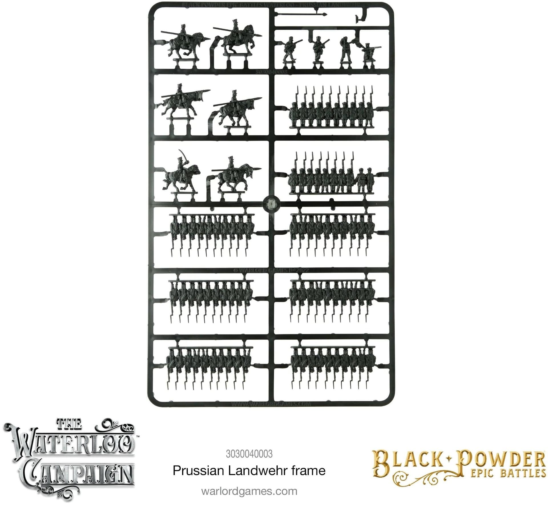 Epic Battles Waterloo -  Prussian Landwehr Sprue - Image 1