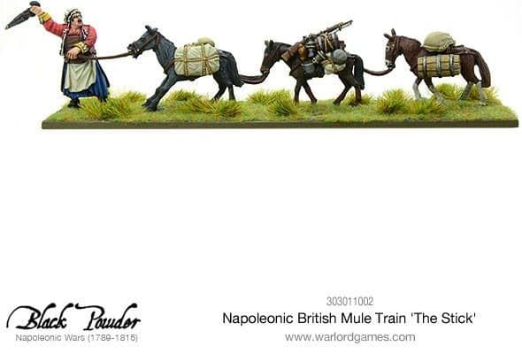 Napoleonic British Mule Train 'The Stick'