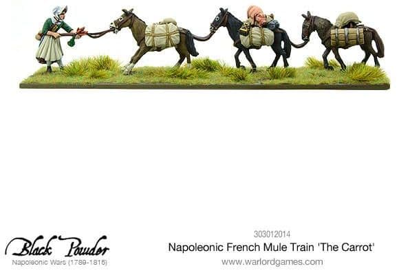 Napoleonic French Mule Train 'The Carrot'