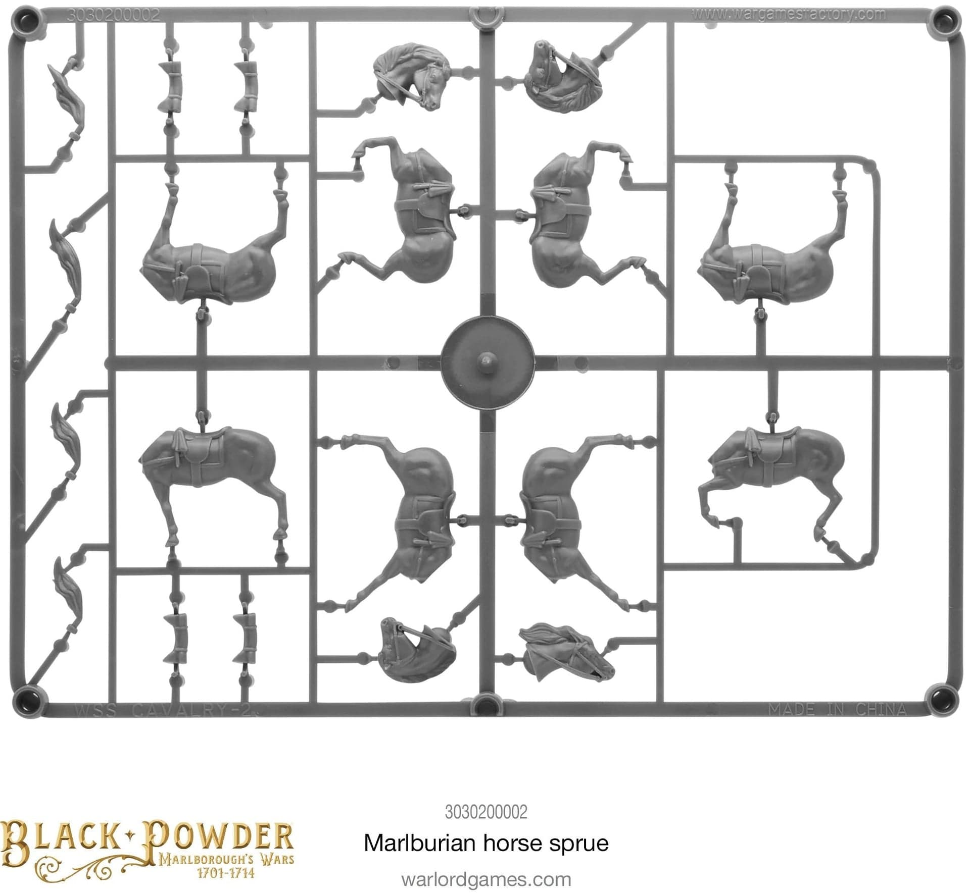 Marlburian Horses Sprue - Image 1
