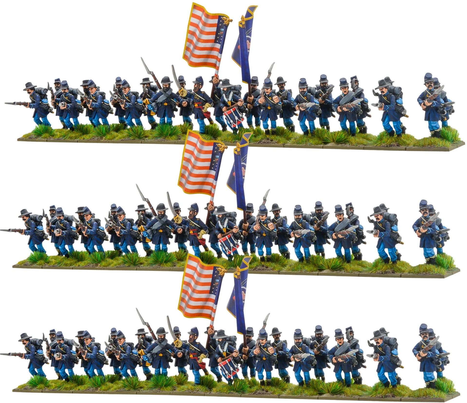 American Civil War Infantry Brigade (Charging)