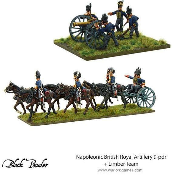Royal Artillery 9-pdr and Limber Team - Image 1