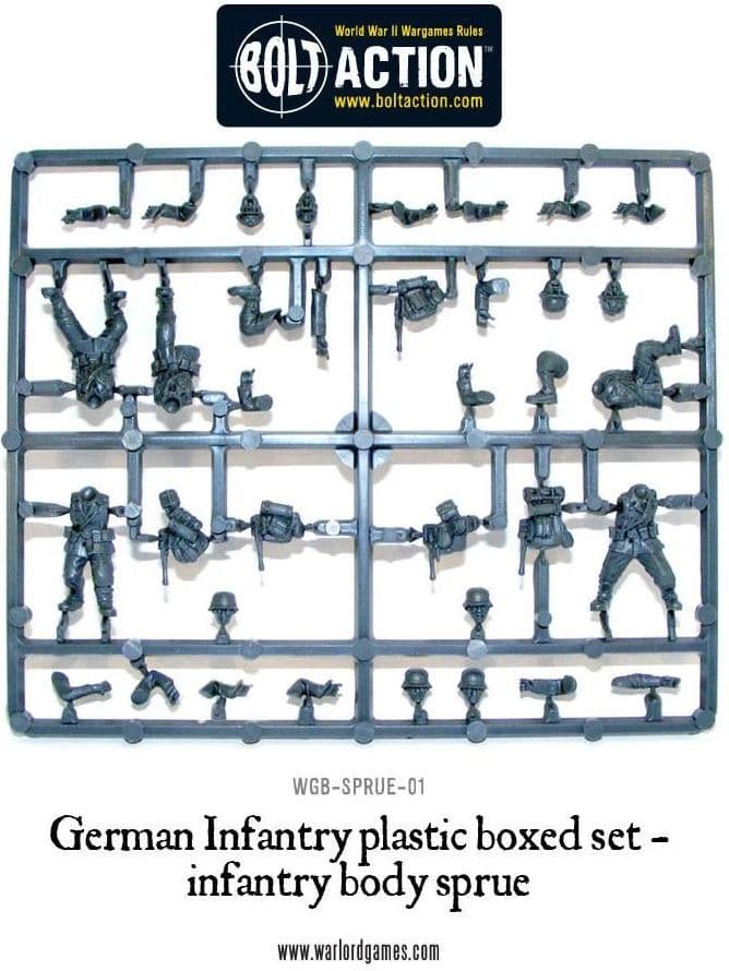 German Infantry Sprue - Image 1
