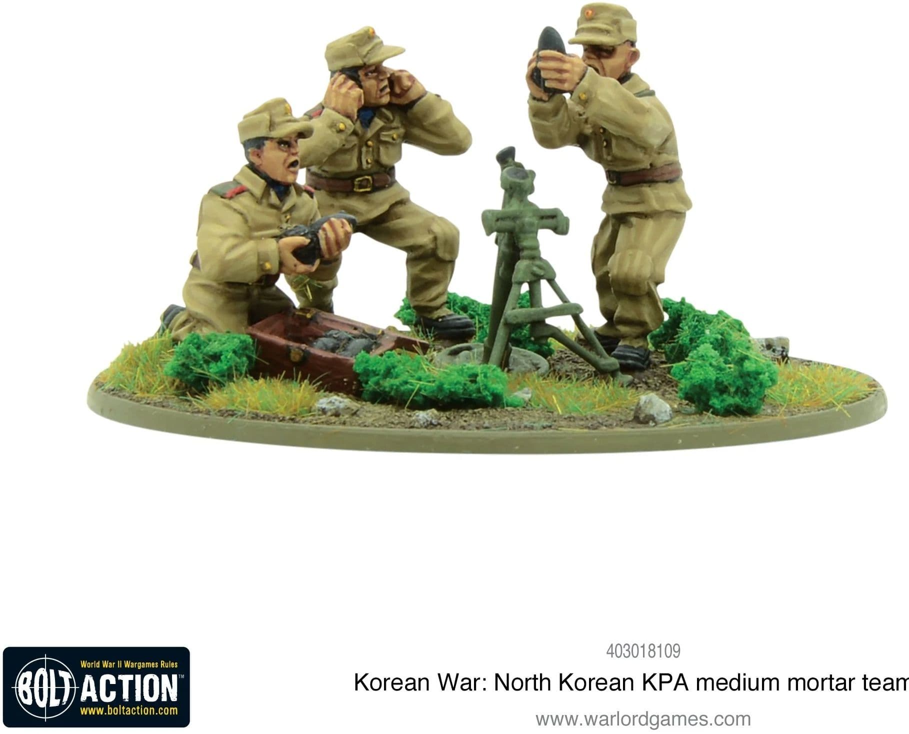 Korean War: North Korean KPA medium mortar team