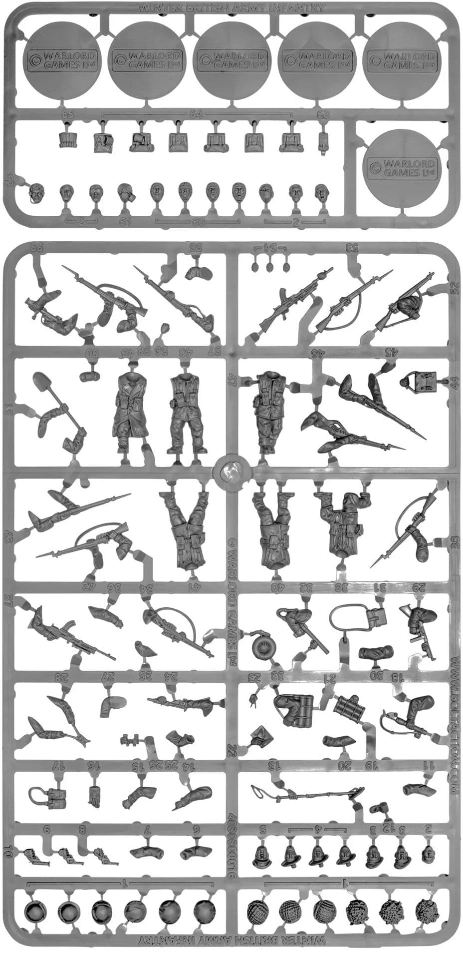 British & Canadian infantry (winter) (2025) Sprue - Image 1