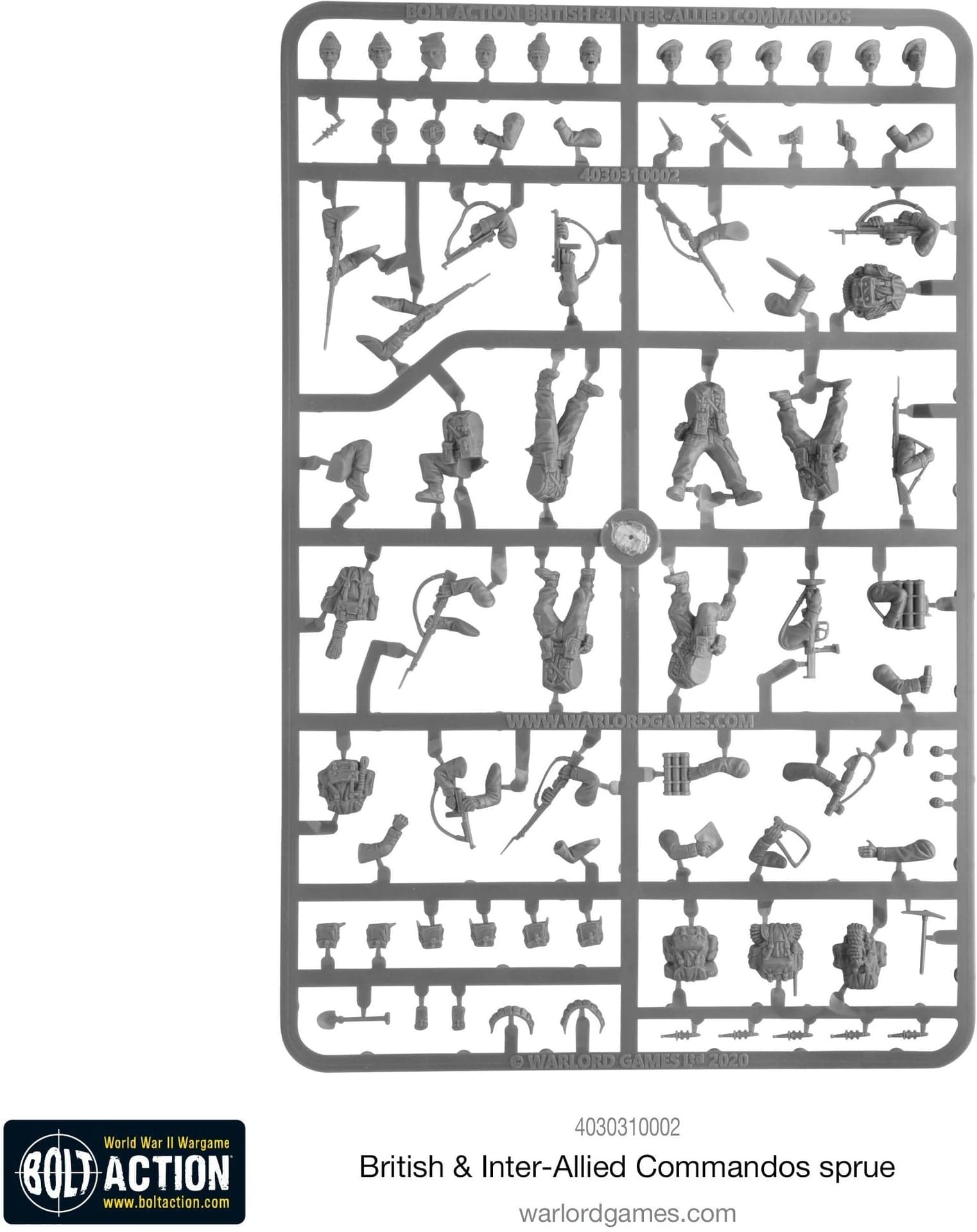 Inter Allied Commandos Sprue - Image 1
