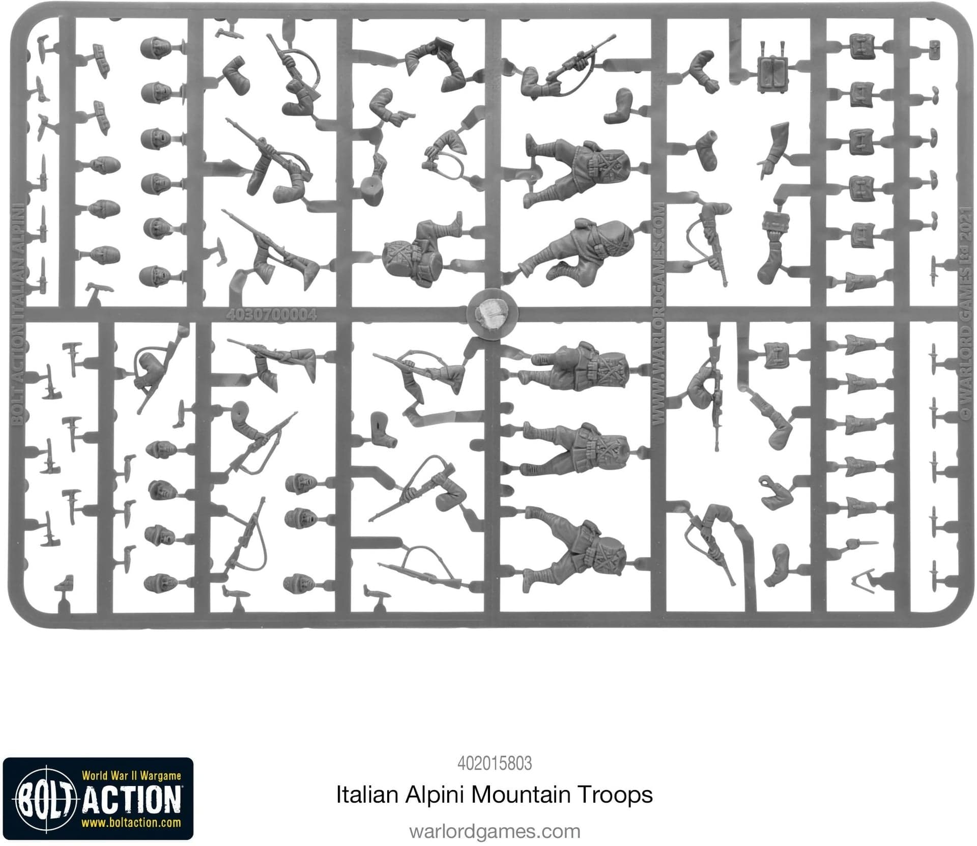 Italian Alpini Mountain Troops sprue - Image 1