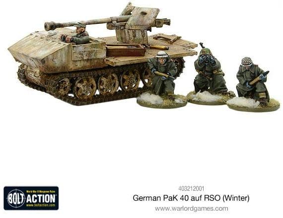 German Pak 40 auf RSO (Winter) - Image 1