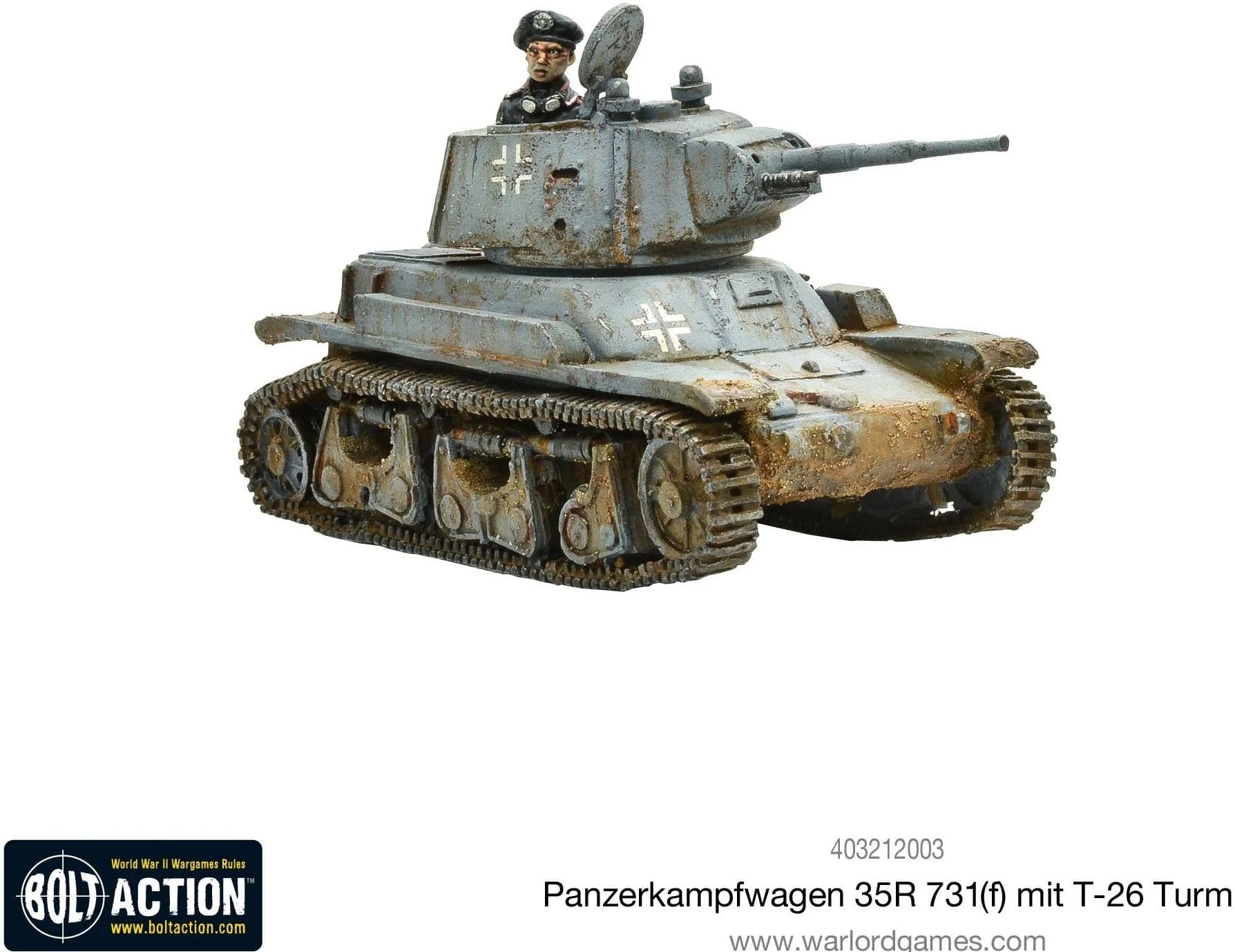 Panzerkampfwagen 35R 731(f) mit T-26 Turm - Image 1
