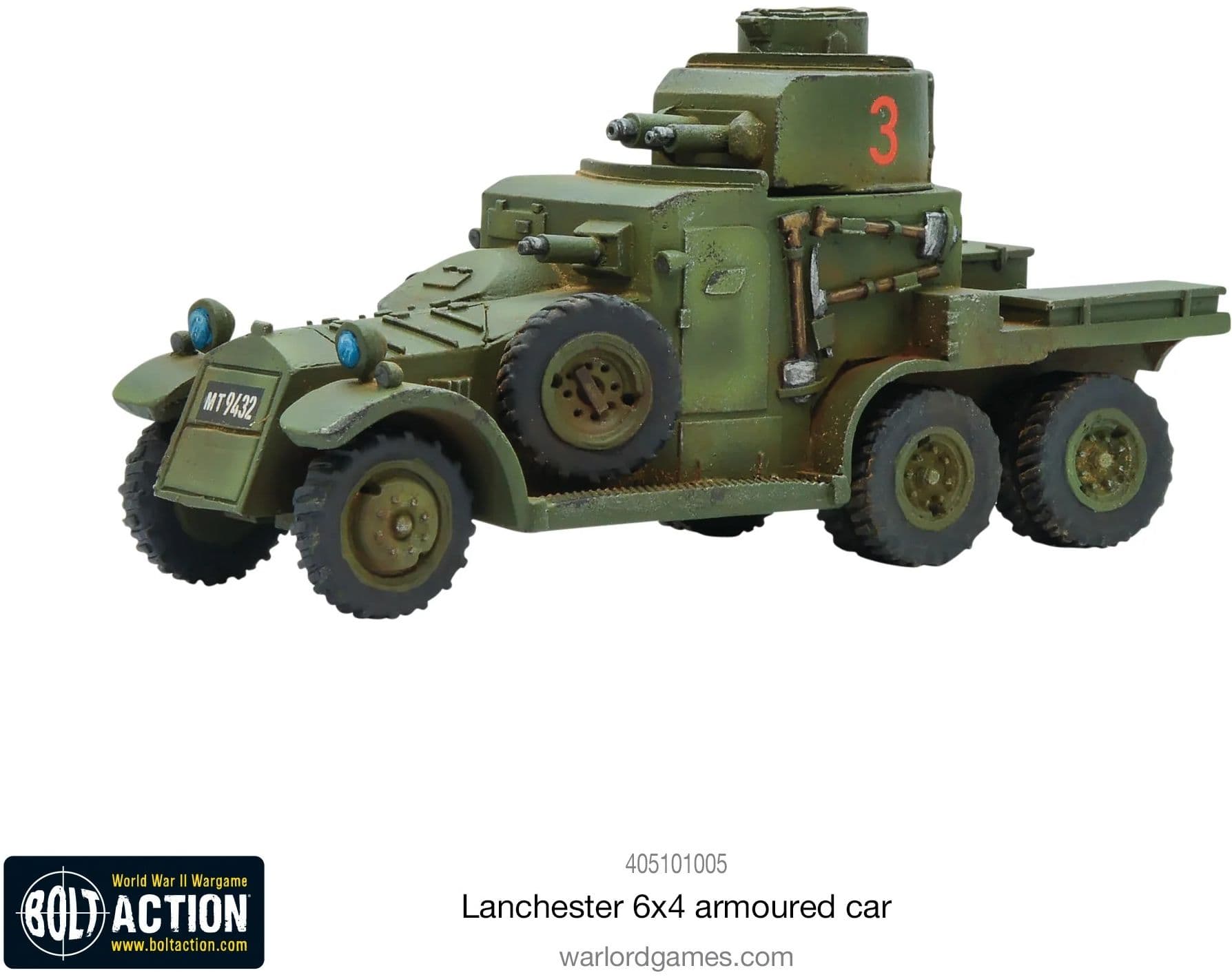 Lanchester 6x4 armoured car - Image 1