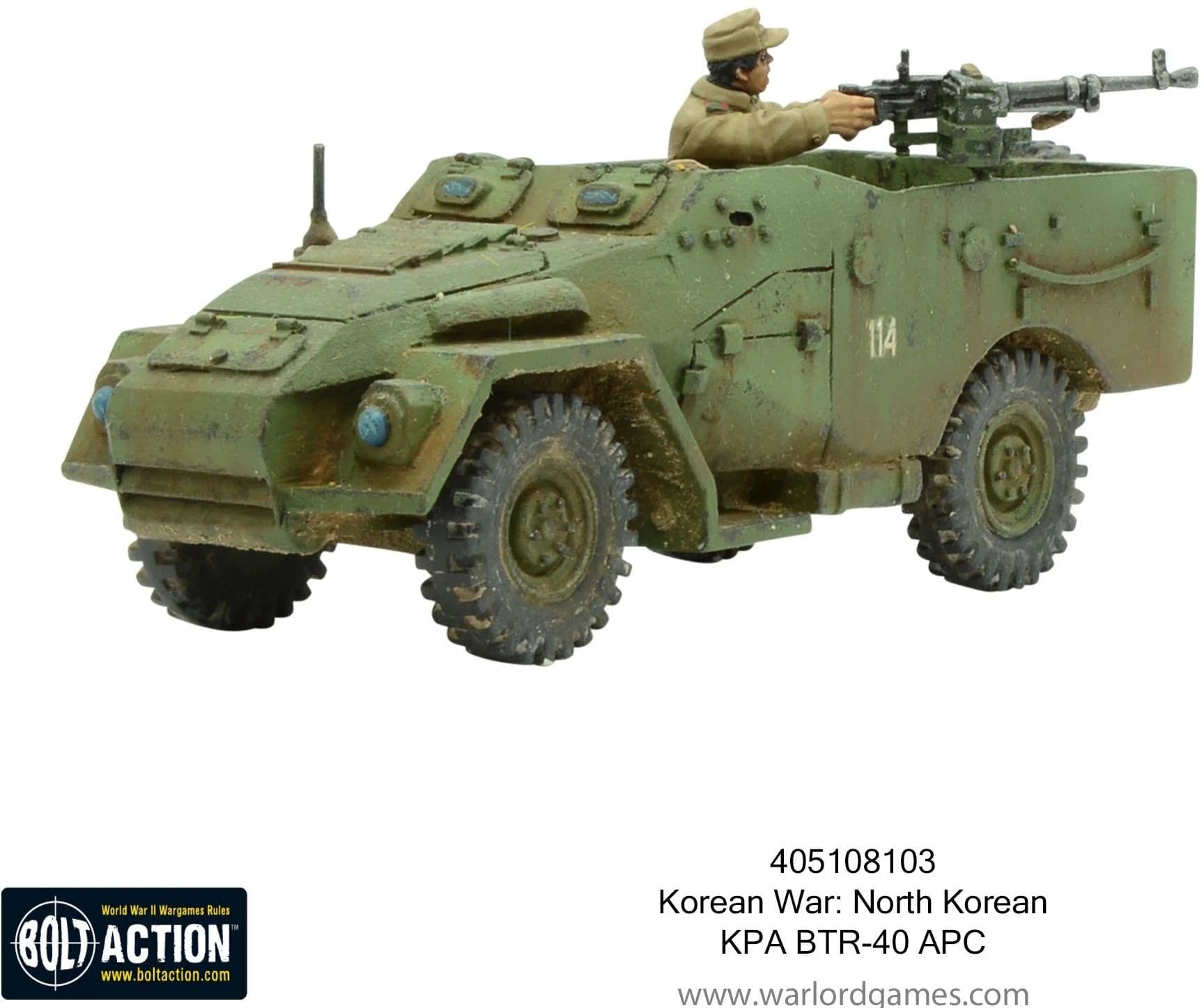 Korean War: North Korean KPA BTR-40 APC - Image 1