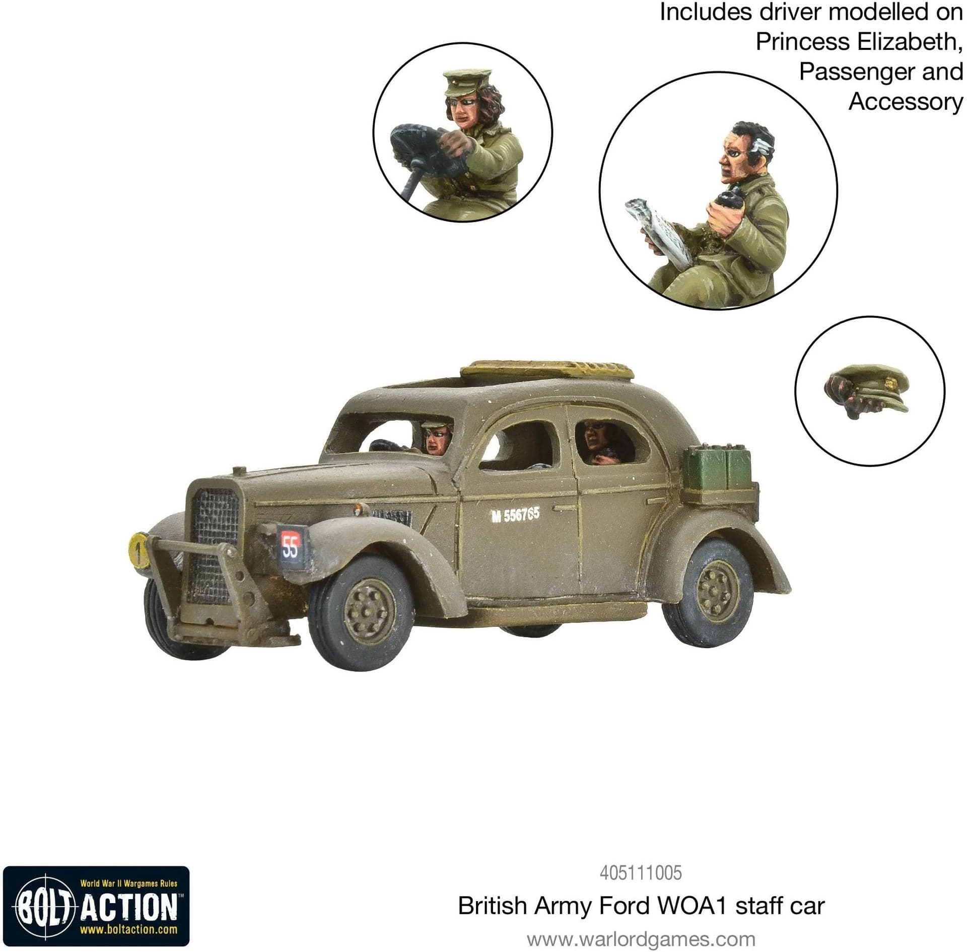 British Army Ford WOA1 staff car - Image 1