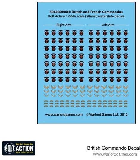 British Commando Decals - Image 1