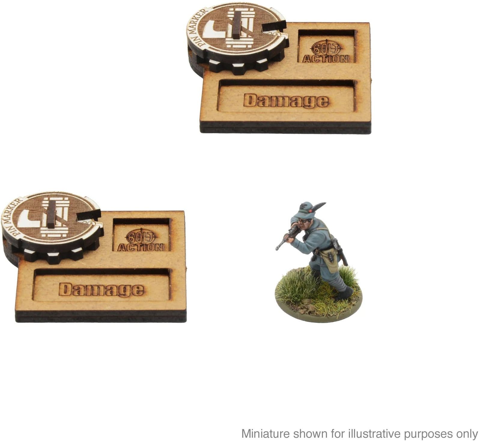 Bolt Action MDF Vehicle Pin Markers - Italy - Image 1