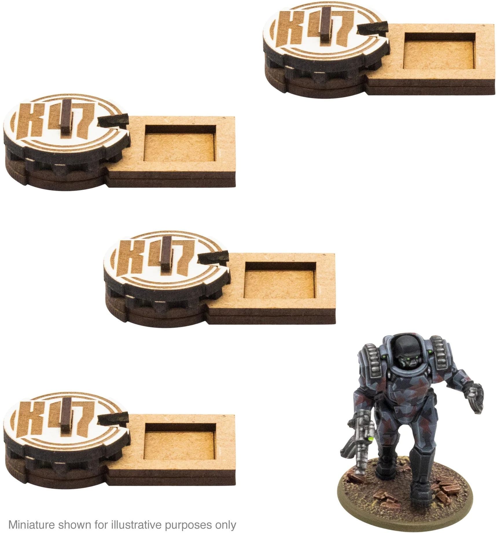 Konflikt '47 MDF Unit Pin Markers - Image 1