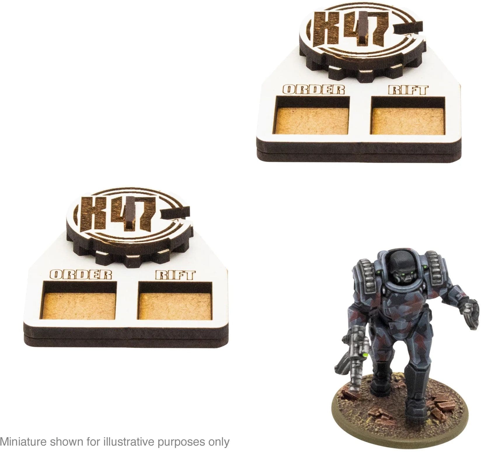 Konflikt '47 MDF Rift Unit Pin Markers - Image 1