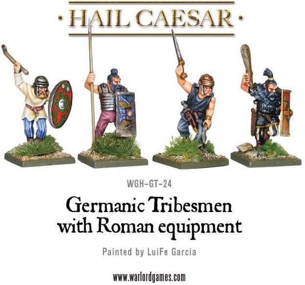 Germanic tribesmen with  Roman equipment