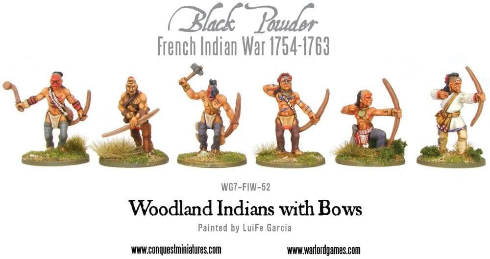 Woodland Indians with bows
