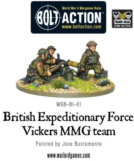 BEF Vickers MMG team