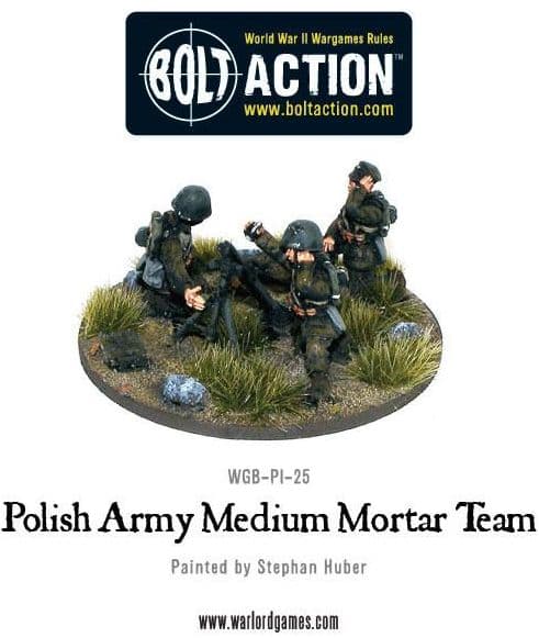 Polish Army medium mortar team - Image 1