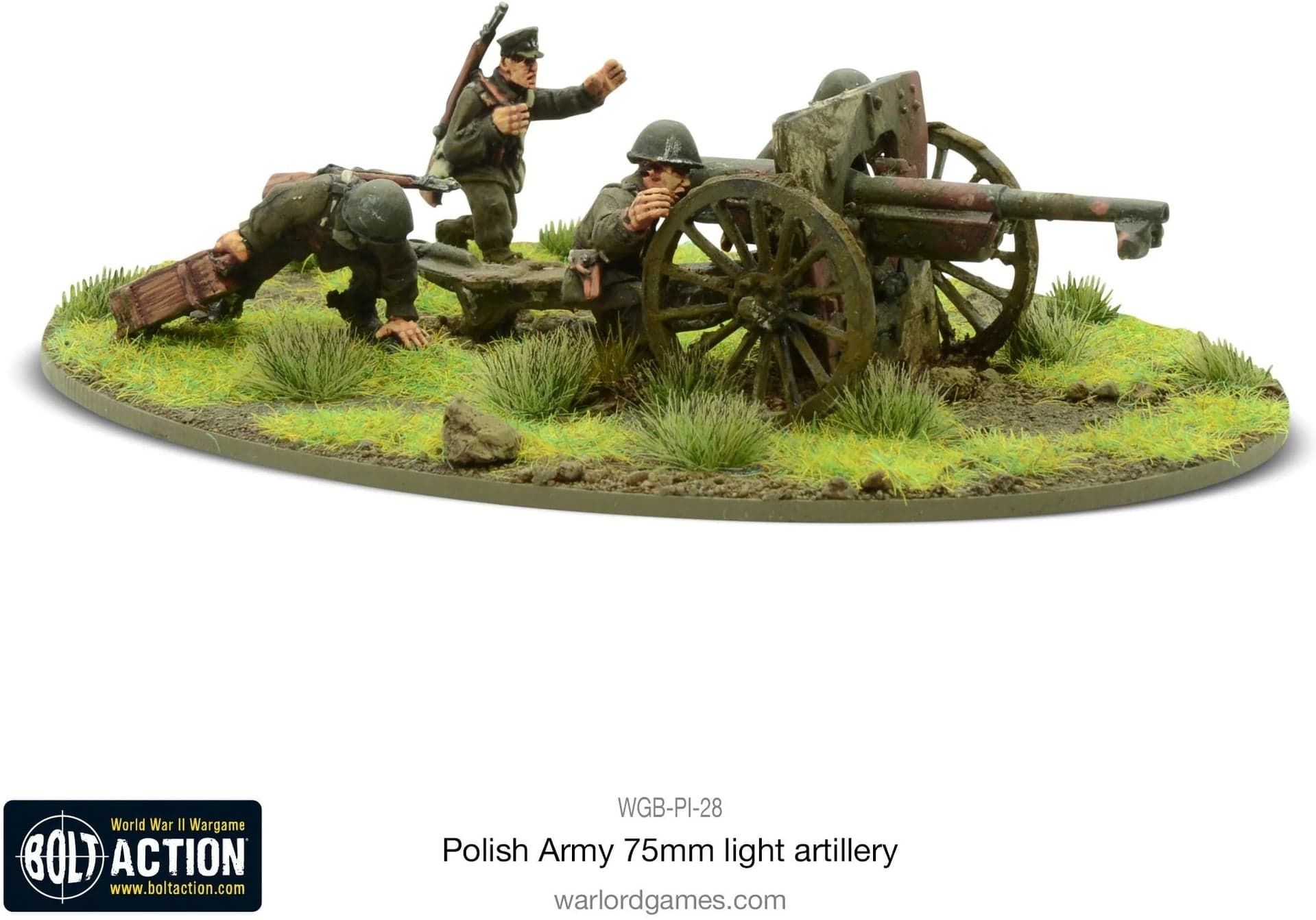 Polish Army 75mm light artillery - Image 1