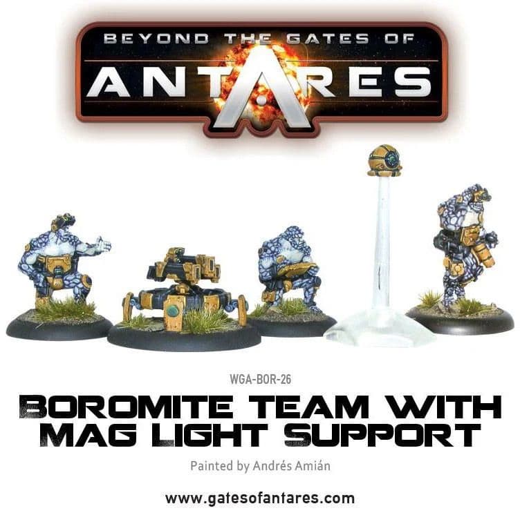Boromite team with Mag Light Support