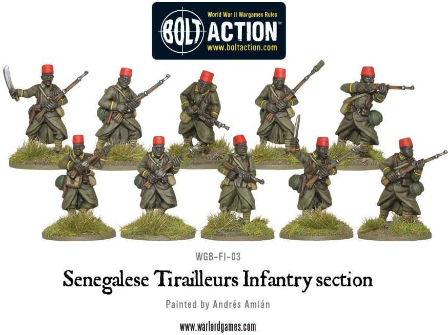 Senegalese Tirailleurs Infantry section - Image 1