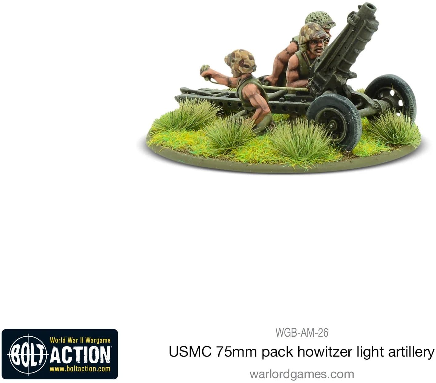 USMC 75mm pack howitzer light artillery - Image 1