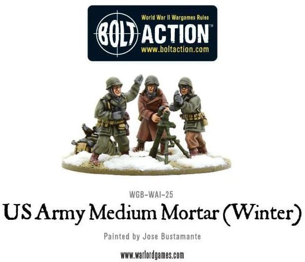 US Army Medium Mortar (Winter) - Image 1