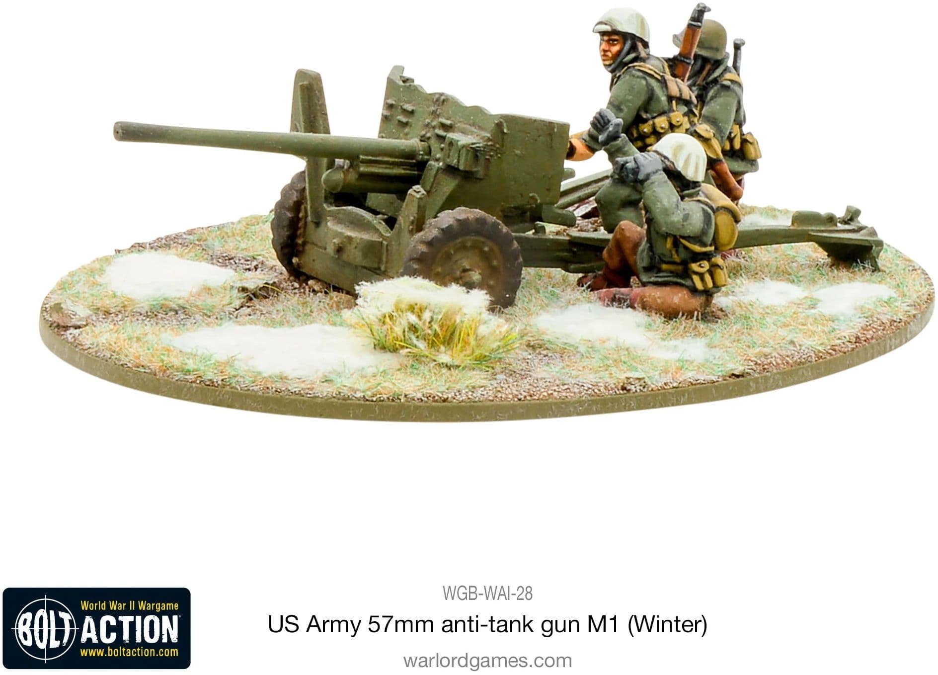 US Army 57mm anti-tank gun M1 (Winter) - Image 1