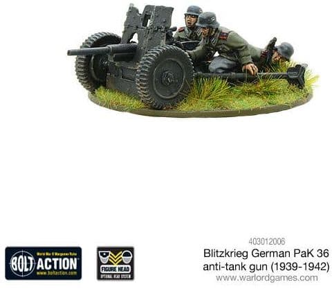 Blitzkrieg German Pak 36 anti-tank gun - Image 1