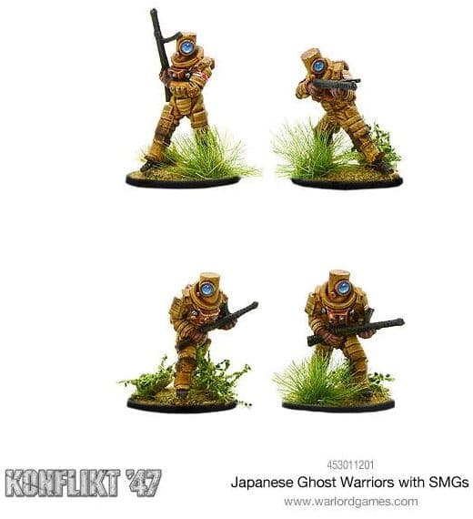 Japanese Ghost Warriors with SMG - Image 1
