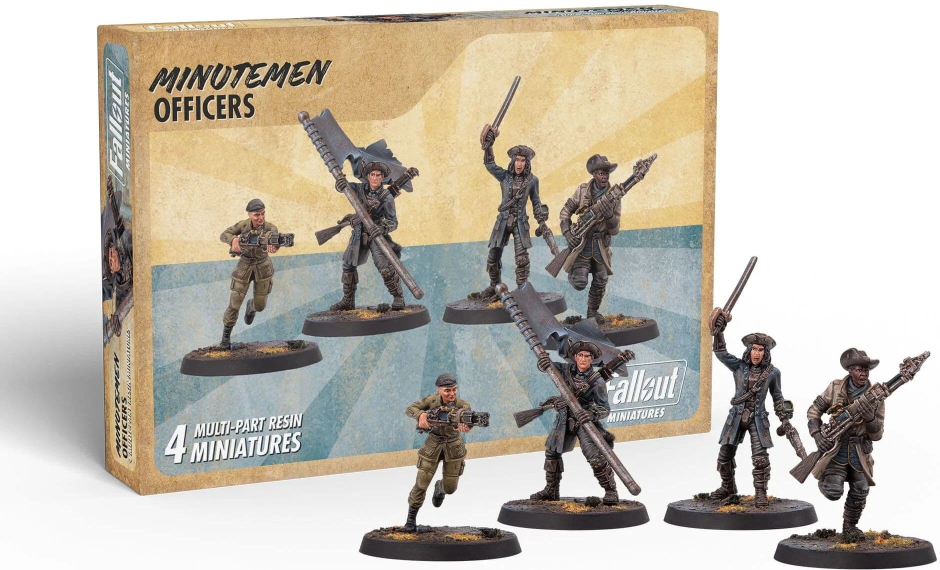 Fallout: Miniatures - Minutemen Officers