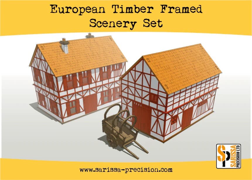 European Timber Frame Scenery Set - Image 1