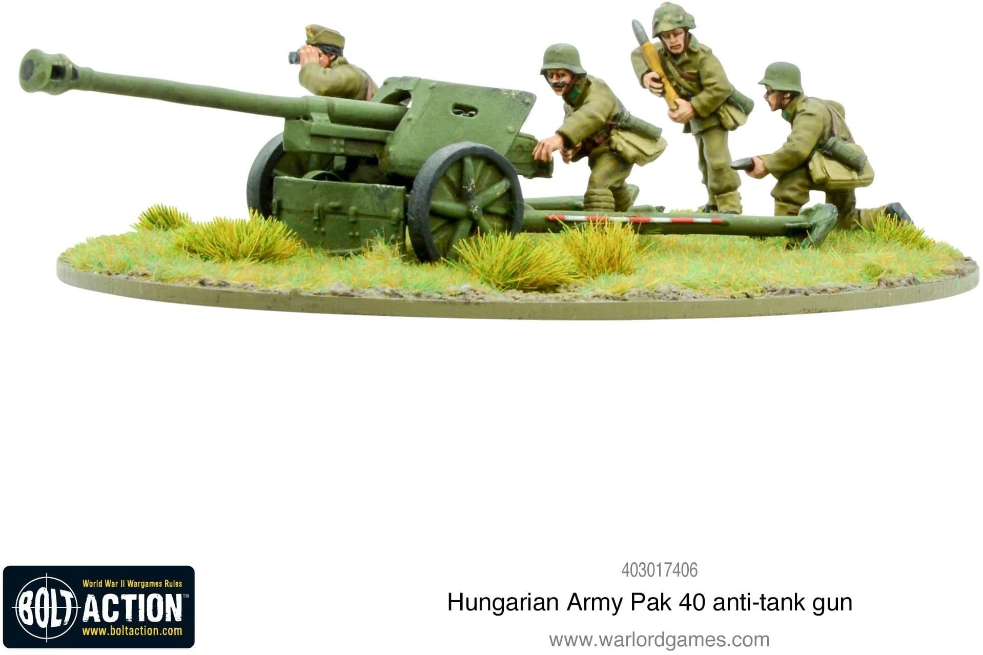 Hungarian Army Pak 40 anti-tank gun - Image 1