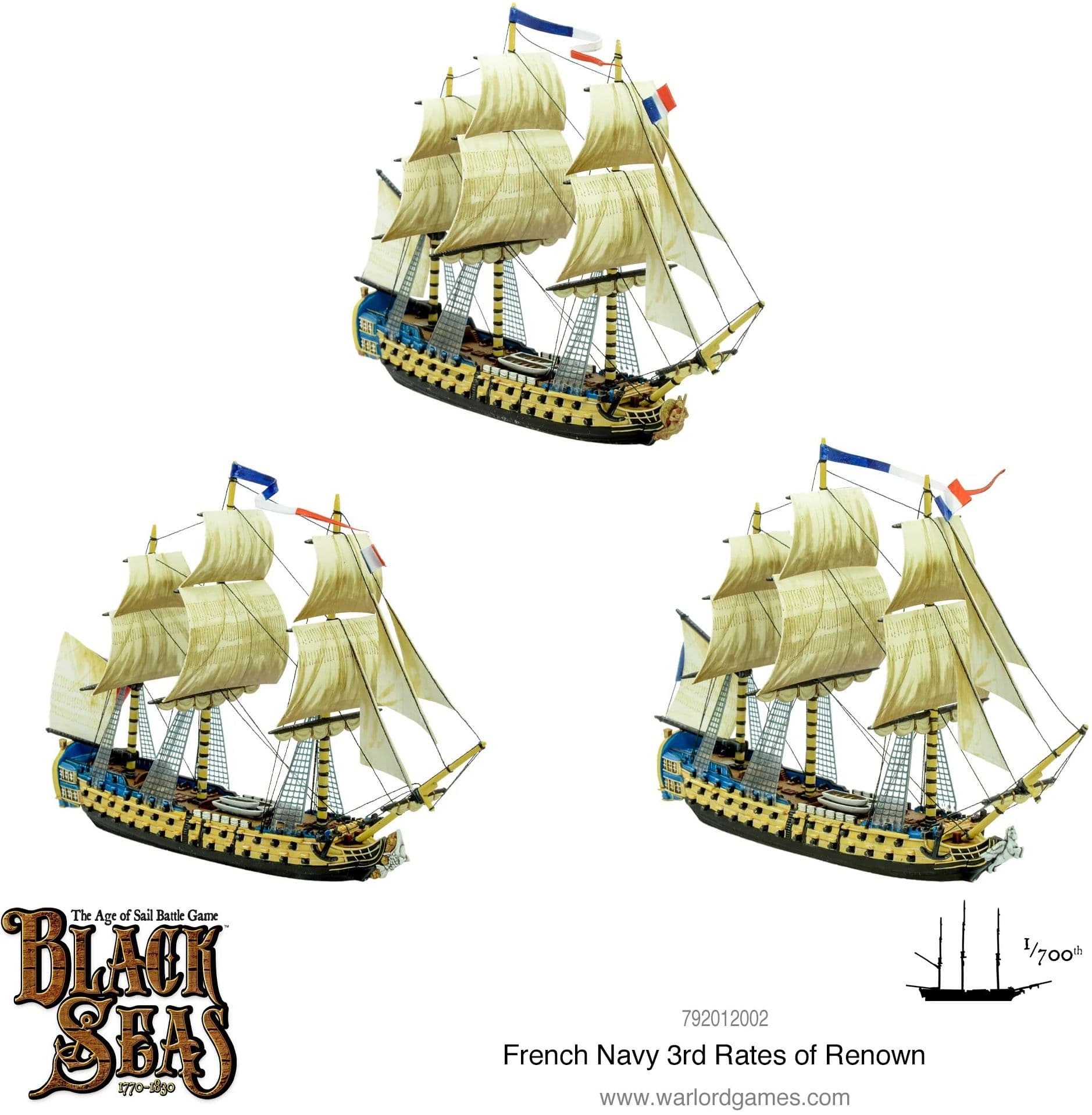 French Navy 3rd Rates of Renown - Image 1