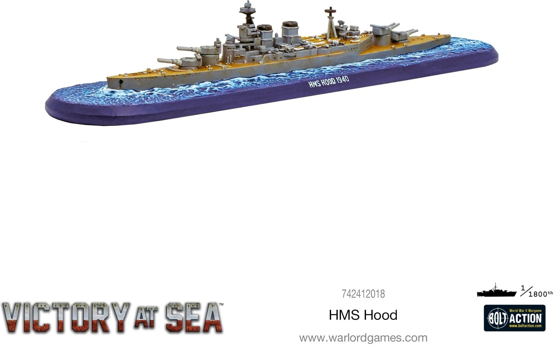 HMS Hood - Victory at Sea - Image 1