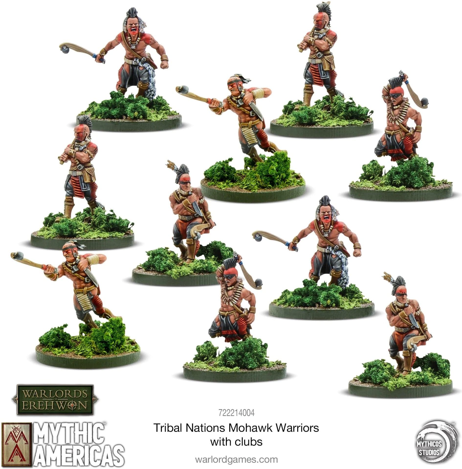 Nations: Mohawk Warriors With Clubs - Image 1