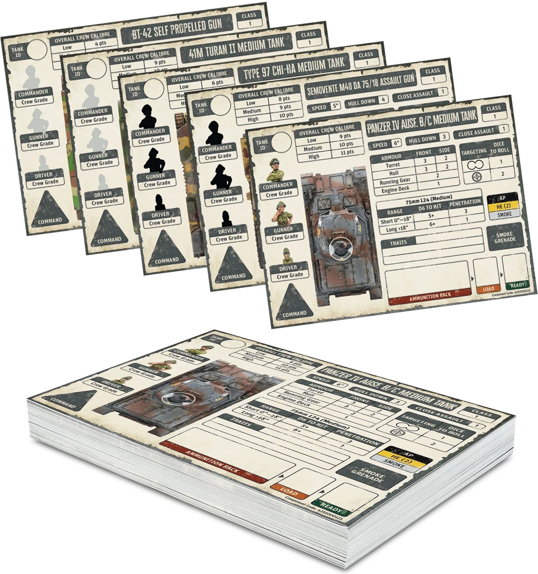 Achtung Panzer! Axis Card Pack - Image 1