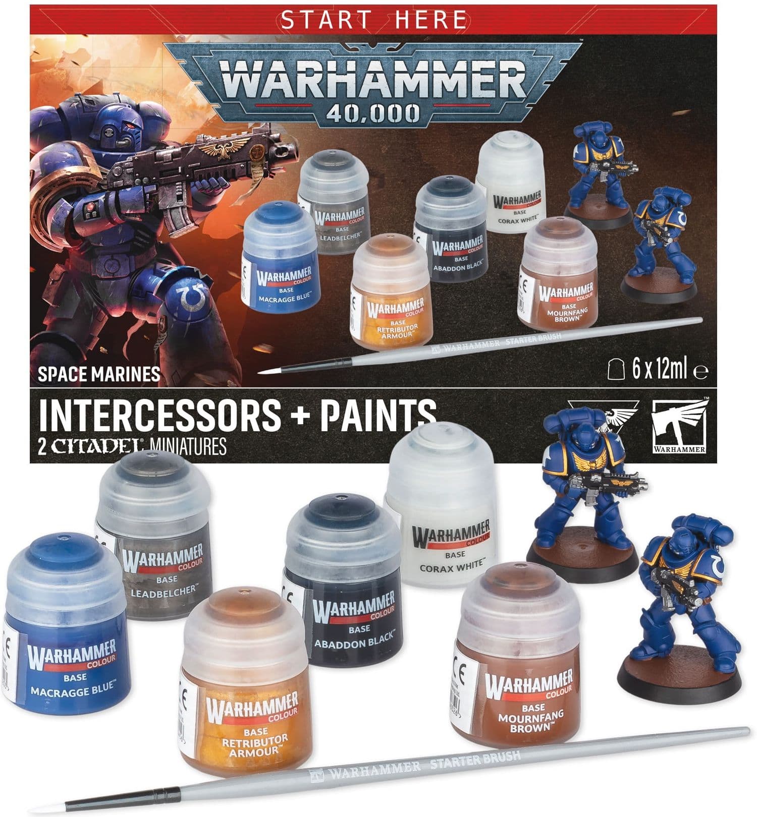 Space Marines: Intercessors + Paints - Image 1