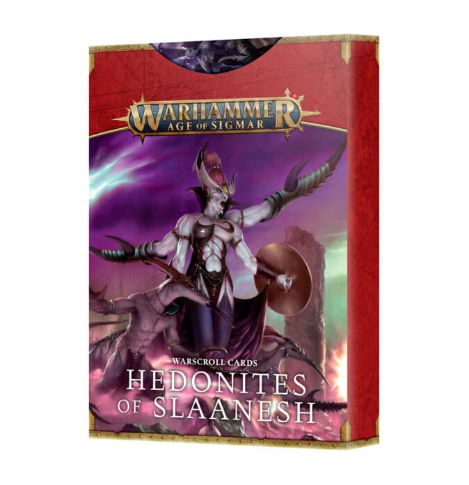 Hedonites of Slaanesh Warscroll Cards - Image 1